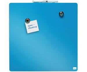 Tableau mémo carré, (L)360 x (H)360 mm, bleu