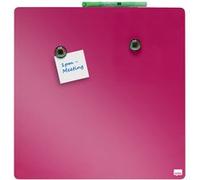Tableau mémo carré, (L)360 x (H)360 mm, rose vif