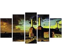 Tableau Multi Panneau 5 Parties Tableau Impression Sur Toile Sans Cadre 150 X 80 Cm 5 Pieces Toile Tableau Tableaux Decor Murale Salon Moderne Usine De Paysage Abstrait