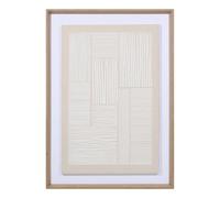 Toile Donovan 50x70cm beige - Atmosphera Créateur d'intérieur