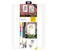 Ardoise murale WOODY, blanc, 300 x 400 mm