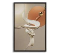 Mauro Ferretti – Tableau mural décoratif LED Abstract B – Multicolore – 80x4x120 cm