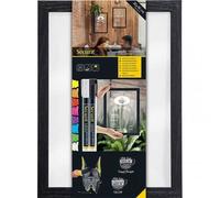 Tableau Mural En Verre - Cadre Noir - 30x40 Cm - Securit