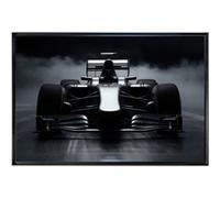 Tableau mural encadré CEANOTHE Formule 1 Noire 80x120 cm Noir & blanc