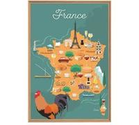Tableau mural encadré traditions Françaises 65x97 cm CEANOTHE 65x97 cm Vert - Fabriqué en France Vert G