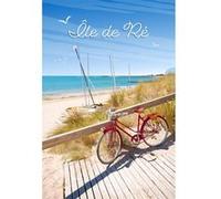 Tableau mural illustration Balade Vélo CEANOTHE 65x97 cm Bleu - Fabriqué en France Bleu G