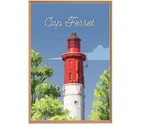 Tableau mural illustration cap Ferret CEANOTHE 65x97 cm Multicolore - Fabriqué en France Multicolore G