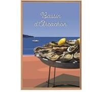 Tableau mural illustration d'Arcachon CEANOTHE 45x65 cm Multicolore - Fabriqué en France Multicolore G