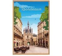 Tableau mural illustration ville de Bordeaux CEANOTHE 65x97 cm Multicolore - Fabriqué en France Multicolore G