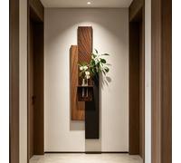 Tableau Mural LED 3D en Grès Texturé, Art Abstrait Lumineux avec Télécommande pour Décoration d'Entrée et Couloir Moderne(A,180 * 45CM8.9 * 17.8IN)