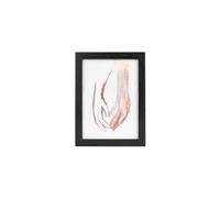 Tableau mural Present Time Holding Hands Medium Noir 13x18 cm