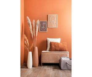 Tableau mural Present Time Line Drawing Large Marron 32x45x1,5 cm