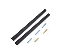 Tableau noir autocollant mural 0,6x2 m 2 rouleaux avec craies