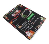 Tableau Noir de L'avent Noël Bois, Décoration de Table Ambiance Noël | Réutilisable, Surface Peinte, Support de Table, pour Décorateurs, Enseignants, Affichage Festif