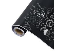 Tableau Noir Effacable Rouleau 45×200cm, Tableau Noir Magnetique Effaçable Autoadhésif, Autoadhésif Tableaus Ardoise Mural En Rouleau Pour Cuisine La Maison L'École Bureau, Deco Écrire Dessiner