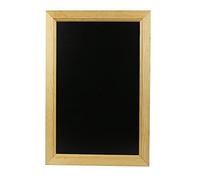 Tableau noir encadré UK - Bois noir - A2-625 x 450 mm