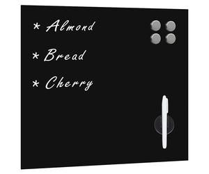 Tableau Noir Magnétique Mural Ecriture Panneau Maison Bureau Verre vidaXL