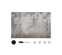 Tableau noir magnétique mural Verre 50x30 cm285386