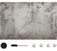 Tableau noir magnétique mural Verre 60x40 cm
