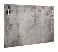 vidaXL Tableau magnétique mural en verre 80 x 60 cm