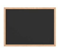 Tableau noir mural - vidaXL - noir - 40x30 cm - bois de pin massif - Effaçable à sec 42320
