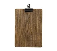 Tableau noir UK en bois avec clip amovible Marron 240 x 325 mm