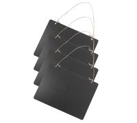 Tableau Noir Vintage, Double Face avec Corde Rectangulaire | Effaçable, Réécriture Rapide, Surface Lisse, pour Notes, Numéros de Table, Mariage et Buffet