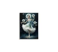 Tableau Peinture "Dancing II" 72x102cm Multicolore