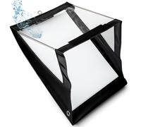 Tableau perforé A4 format portrait, résistant à l'eau, en PVC, avec une pochette transparente