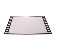Tableau Photo Cinéma en Feutre 24x16 Pouces Beige | Décor Rétro à Forme Pellicule, Montage Repositionnable sans Mur Abîmé, pour Cartes et Billets