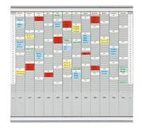 Tableau planning à fiches T, (L)819 x (H)780 mm
