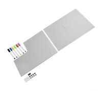 Tableau Planning Semainier Magnétique Réutilisable en Acrylique Transparent, Calendrier Frigo Effaçable à l'Eau pour Repas et Tâches, Kit Complet 29x42cm(A3+A4)