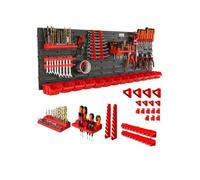 Tableau pour outils - BOTLE - 116 x 39 cm - 13 boîtes - Supports modulables - Plastique PP