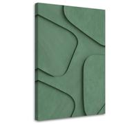 Tableau sur toile Formes géométriques 3D peinture murale - FEEBY - 40x60 cm