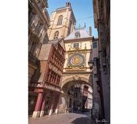 Tableau sur toile Gros Horloge Rouen 45x65 cm CEANOTHE Décoration Murale Art Décoratif Muraux Peinture Imprimée en HD Salon Chambre Bureau Fabriqué en France Multicolore G