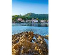 Tableau sur toile petit port de Collioure 30x45 cm CEANOTHE Décoration Murale Art Décoratif Muraux Peinture Imprimée en HD Salon Chambre Bureau Fabriqué en France Multicolore G