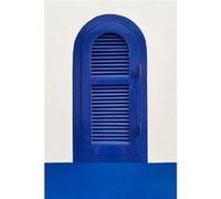 Tableau sur toile porte bleue 65x97 cm CEANOTHE Décoration Murale Art Décoratif Muraux Peinture Imprimée en HD Salon Chambre Bureau Fabriqué en France Bleu G