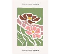 Tableau sur verre synthétique abstractions florales 80x120 cm CEANOTHE Décoration Murale Art Décoratif Muraux Peinture Imprimée en HD Salon Chambre Bureau Fabriqué en France Vert