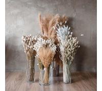 Tableau sur verre synthétique bouquets 90x90 cm, Tableau mural moderne pour décoration intérieure