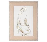 Toile encadrée ""Portrait"" 73x53cm - Atmosphera Créateur d'intérieur
