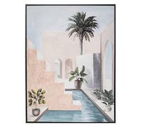 Tableau Toile Murale imprimée et encadrée Inspiration Marocaine 58 x 78 cm - Atmosphera