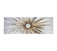 Tableau Toile Murale Peinture en Relief Soleil 150 x 50 cm - Atmosphera