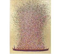 Kare Design Tableau sur toile Flower Boat, Rose, 100x80x4cm