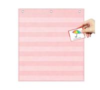 Tableaux à pochettes pour salle de classe planning portable et coloré de 71 | Pochette Murale d'Apprentissage des Mots pour chambre, bureau, , portes, panneaux d'affichage, élèves,