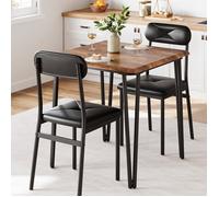 Tables À Manger De Cuisine Avec Des Chaises Rembourrées, Petit Mobilier D'espace Compact (Vintage, Table Avec 2 Chaises)