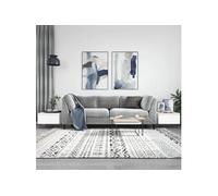 Tables basses 2 pcs blanc 50x46x35 cm bois d'ingénierie 830861