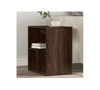 vidaXL Tables d'appoint 2 pcs chêne marron 50x30x50 cm bois ingénierie, bout de canapé, table de canapé, table de salon, 840568 Marron G