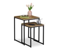 Tables d'appoint table gigogne empilable métal table d'appoint design industriel