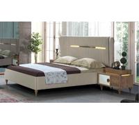 Tables de chevet Lits Meubles en bois Salon Meubles italiens Luxe Consoles de lit