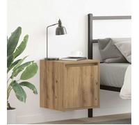 vidaXL Tables de chevet murales chêne Artisanal – 2 pcs 38x34x40 cm